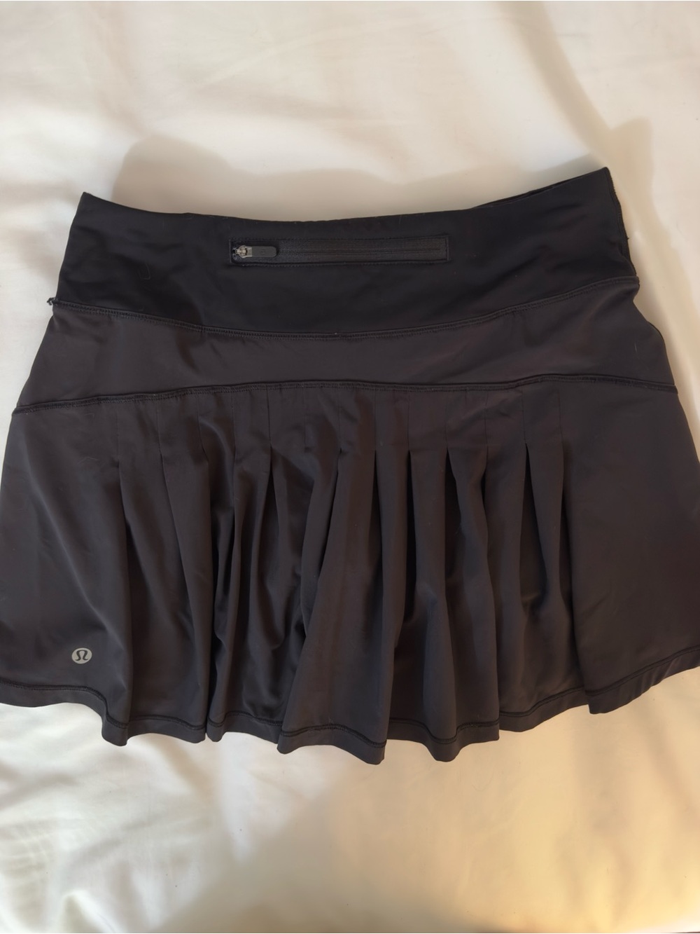 Lululemon Black Circuit Breaker Skort II Skort Size 4 Tall - Picture 3 of 6